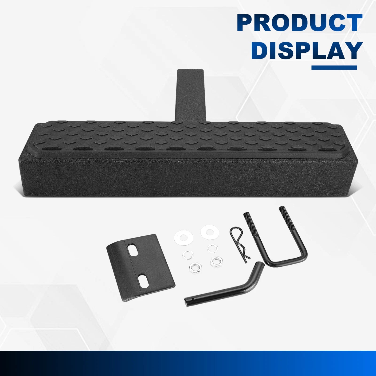 2" Hitch Receiver Rear Bumper Step Bar Guard for Universal (2018–2023)