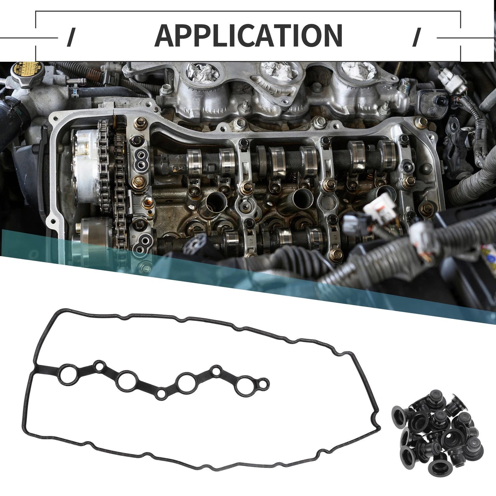 Valve Cover Gasket No.VS50869R/224412G100 for Hyundai Sonata, Kia Sportage 