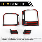 Set of 1 Air Vent Cover Trim for Ford F-150 (2021–2024) Black