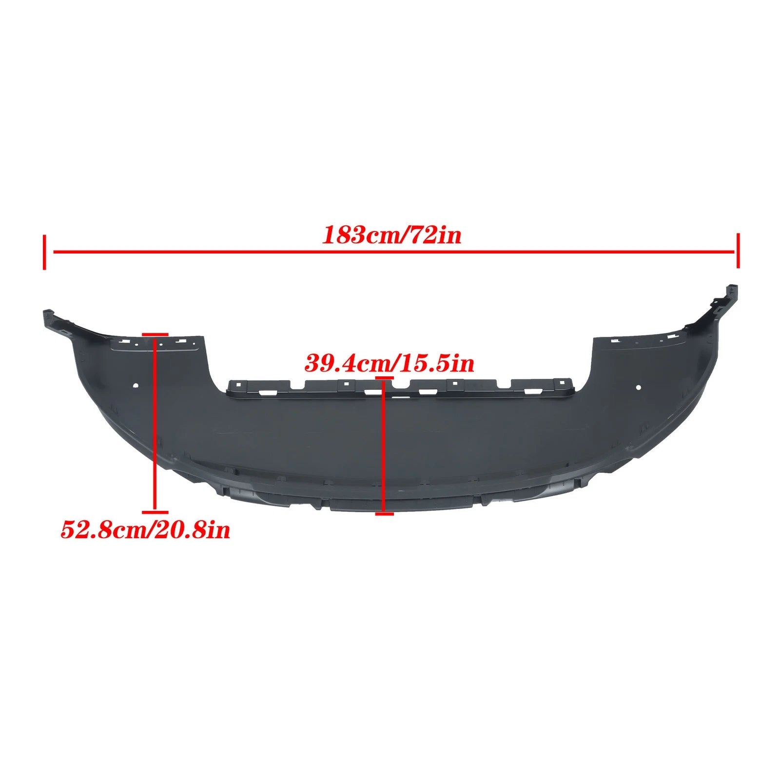 Front Lower Bumper Cover for Jeep Cherokee (2019–2023) Black