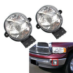 2X Front Fog Light Lamps Clear Lens LH+RH for Dodge Ram 1500 2500 3500 (2002–2008)