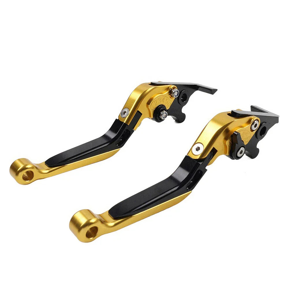 Gold Extendable Brake Clutch Levers for Honda CB599 CB600 CB919 (1998-2006)