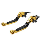Gold Extendable Brake Clutch Levers for Honda CB599 CB600 CB919 (1998-2006)