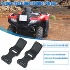 2X Rear Rack Door Rubber Straps 81309-958-680 for Honda ATC200E TRX300 TRX350 (1982–1999)