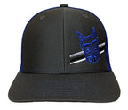 Richardson Charcoal Grey/Blue Mesh Hat for Big Rig Trucks