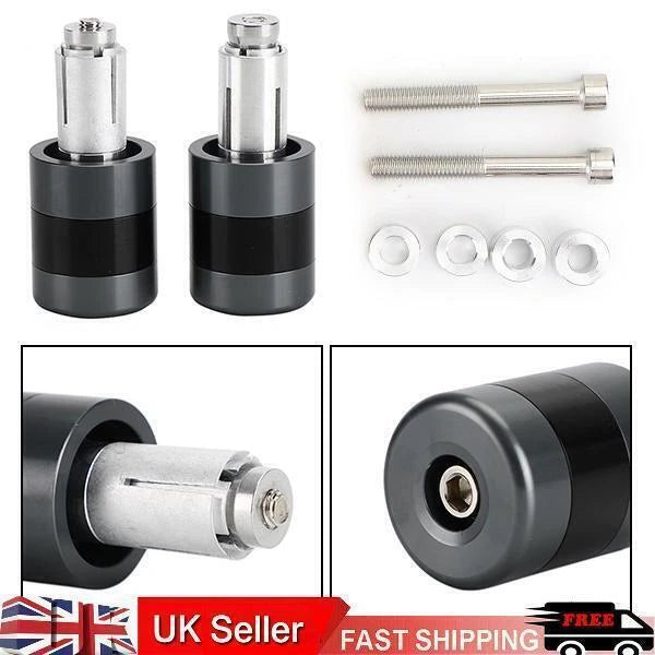 Set of 2 Handle Bar Ends for Various Motorcycles (7/8" 22mm)