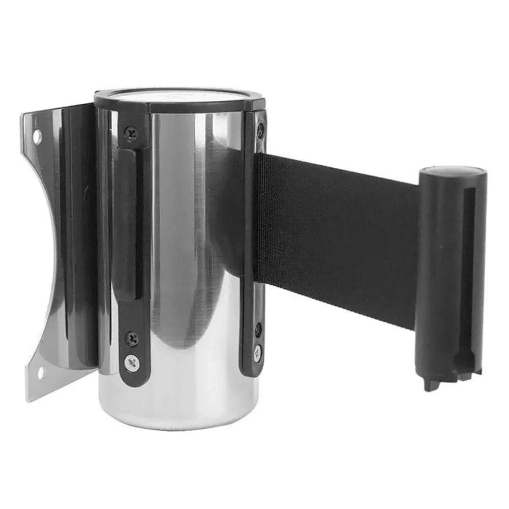 Stainless Steel Queue Barrier Retractable Strip for Universal Use (1pc)
