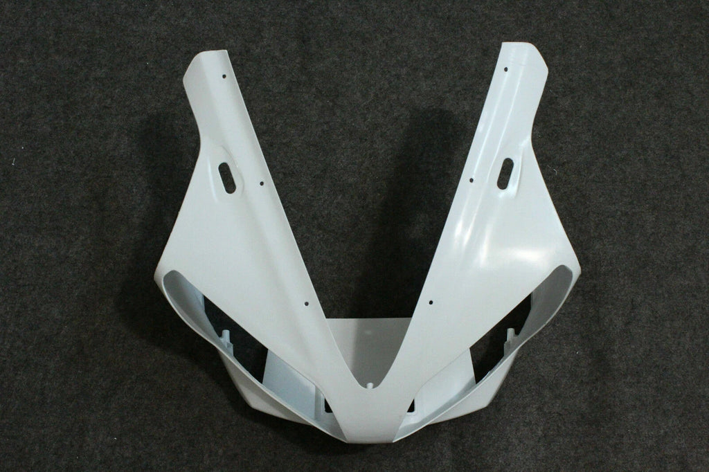 Unpainted White ABS Front Upper Cowl Fairing for Yamaha YZF-R1 (2000–2001)