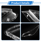 Headlight Lens Cover for Hyundai Sonata (2015–2017) PC Clear