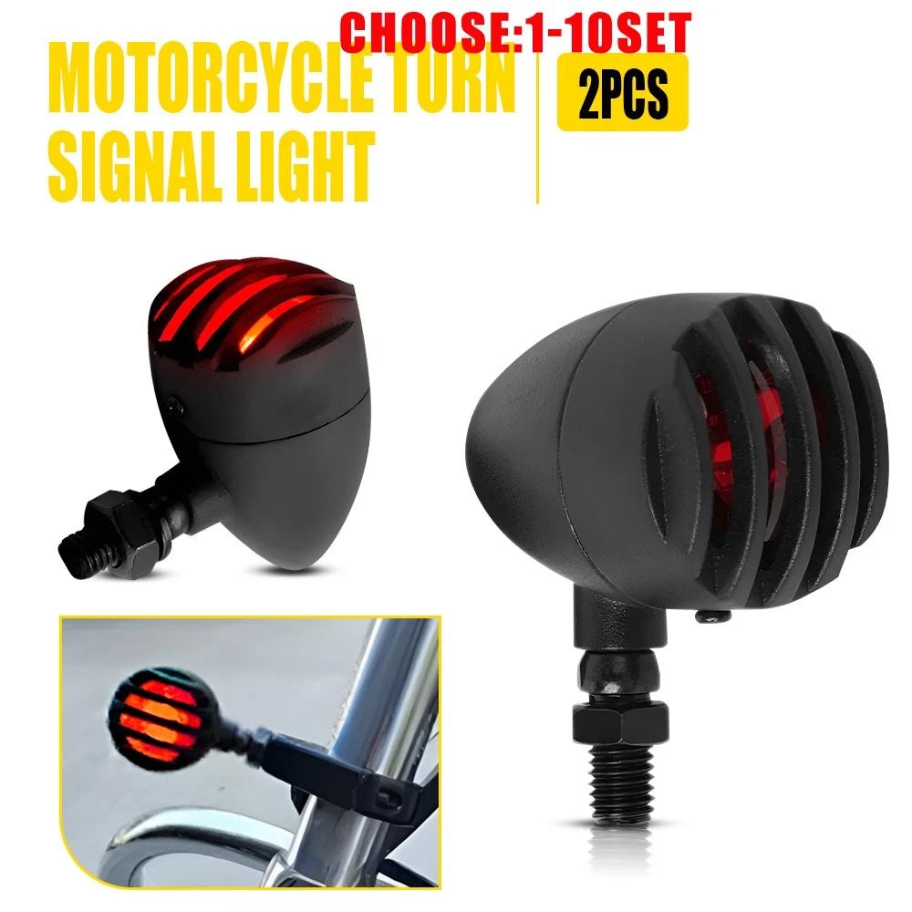 2X LED Red Brake Indicator Turn Signal Tail Light for Harley Honda (2010)