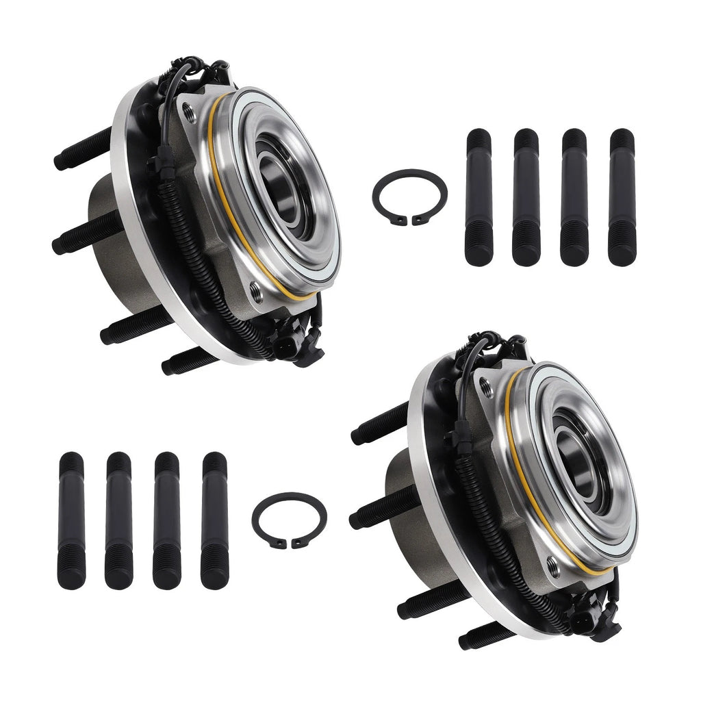 Front Wheel Hub Set of 2 for Ford F-250 F-350 Super Duty 4WD (2017–2022) HB615185PR