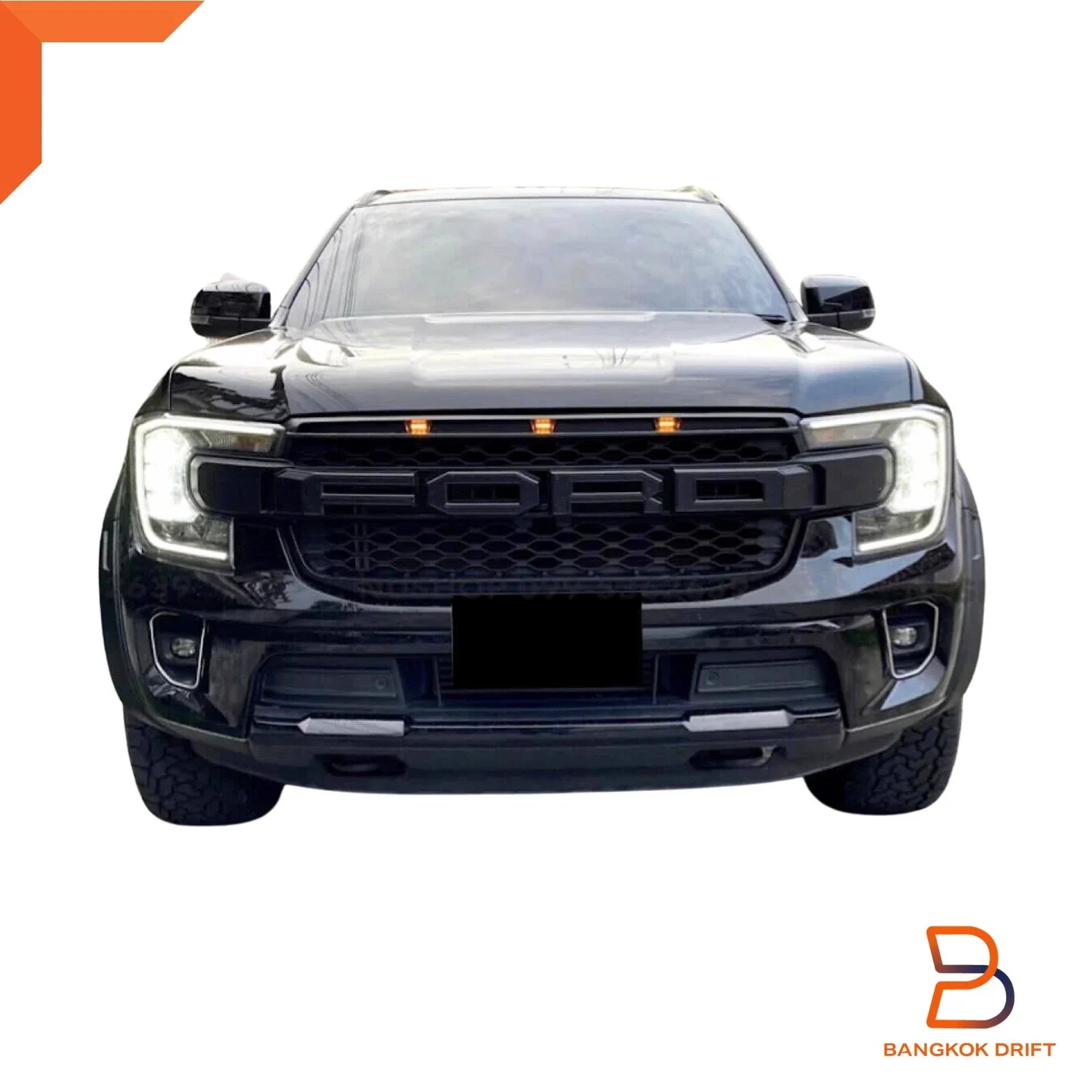 Matte Black Fender Flares for Ford Everest UB U704 (2022-2024)