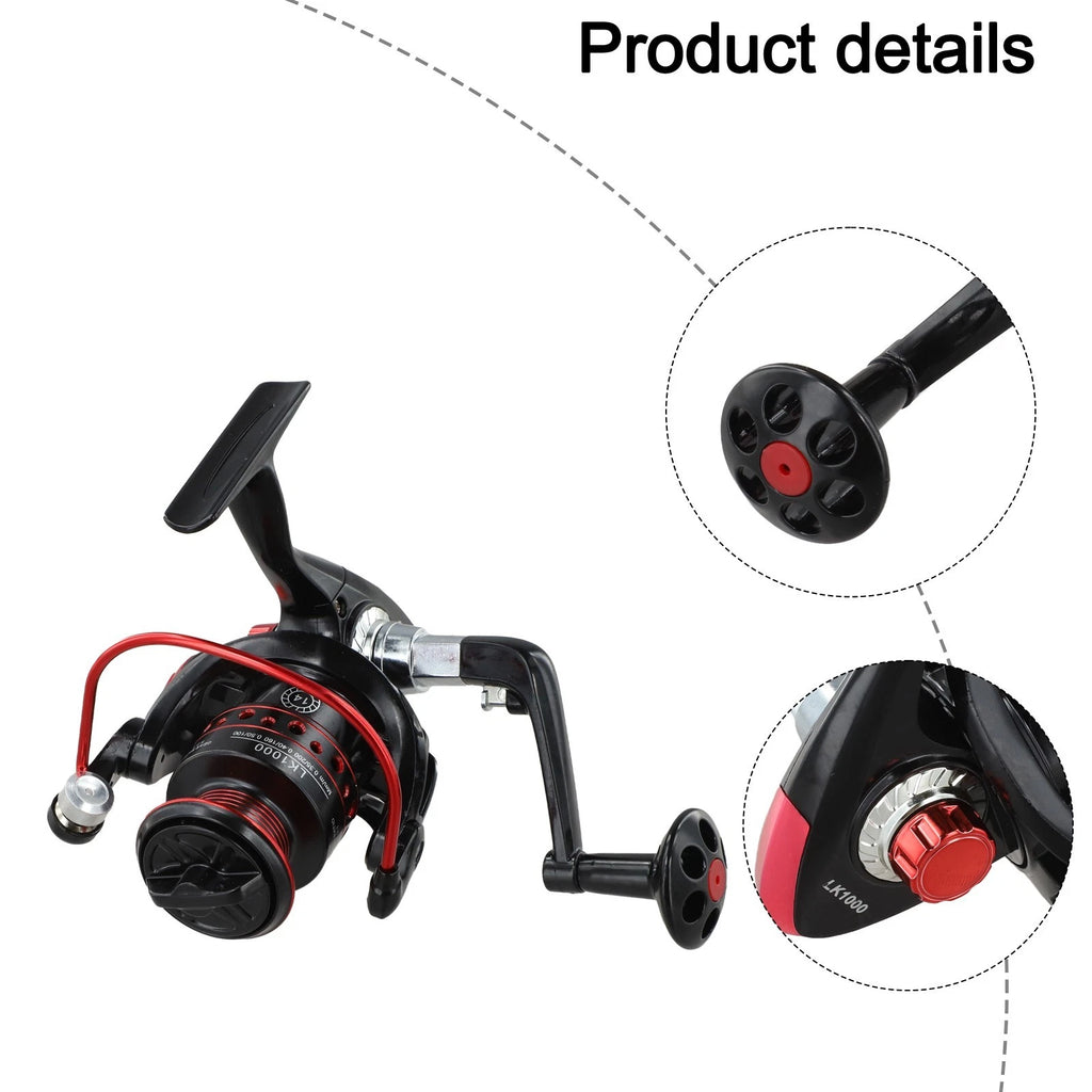 Fishing Reel for Metal (Aerospace-grade Aluminum, Foldable Arm)
