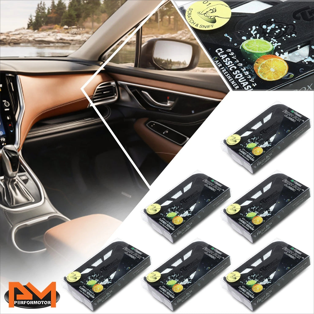 6x Treefrog Classic Squash Scent Air Freshener for Car (Room)