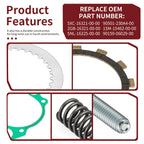 Clutch Friction & Steel Plates Kit for Yamaha WR250F (2015–2019)