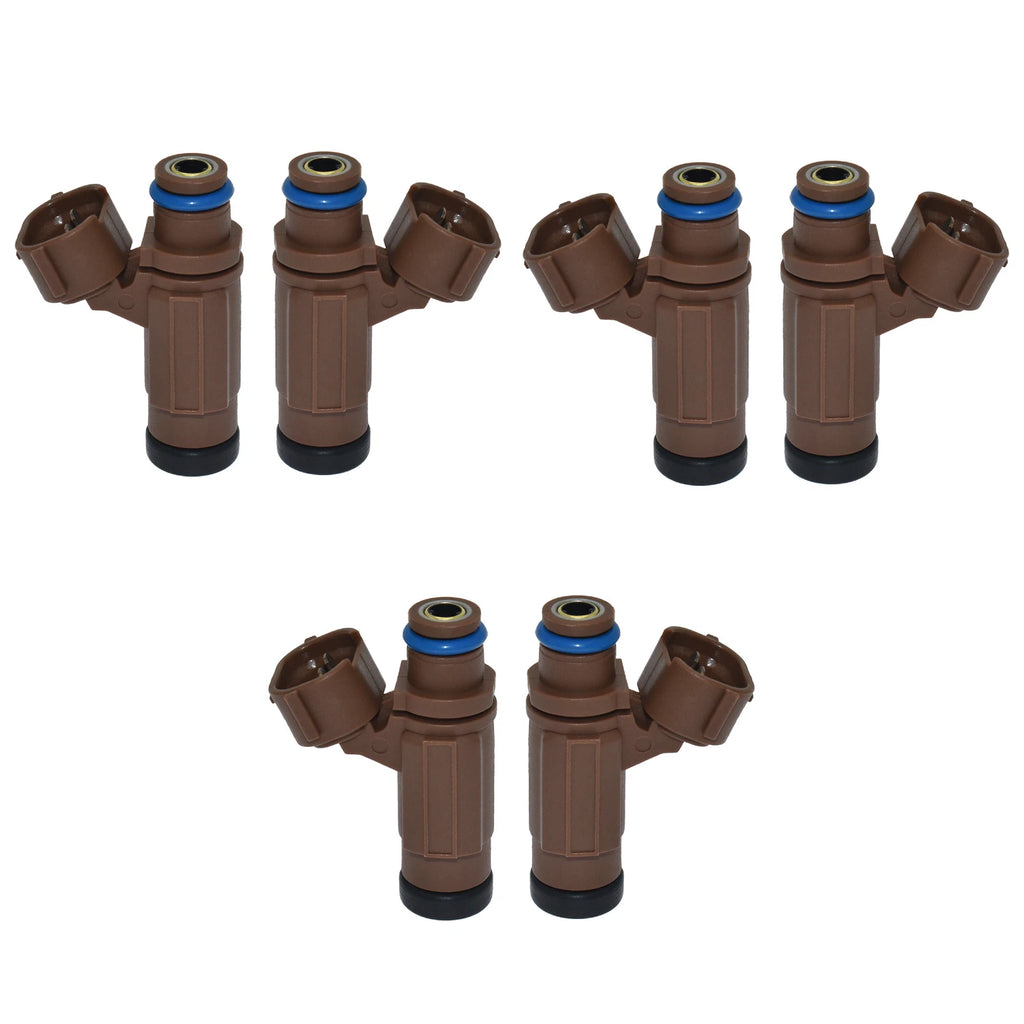 6X Fuel Injectors 15710-96J00 for Suzuki Outboard 150HP 175HP 200HP