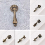 2X Retro Drop Pull Handles for Kitchen Cupboard Drawer