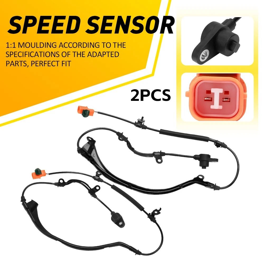 2Pcs Rear ABS Wheel Speed Sensor for Acura MDX (2001–2006) & Honda Pilot (2003–2008)