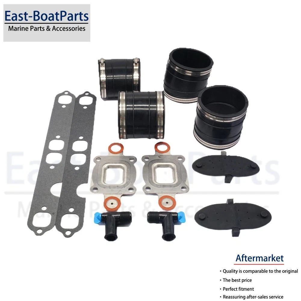 Exhaust Manifold Gasket Kit for Mercruiser (27-33395B, 32-44348, 807166A1)