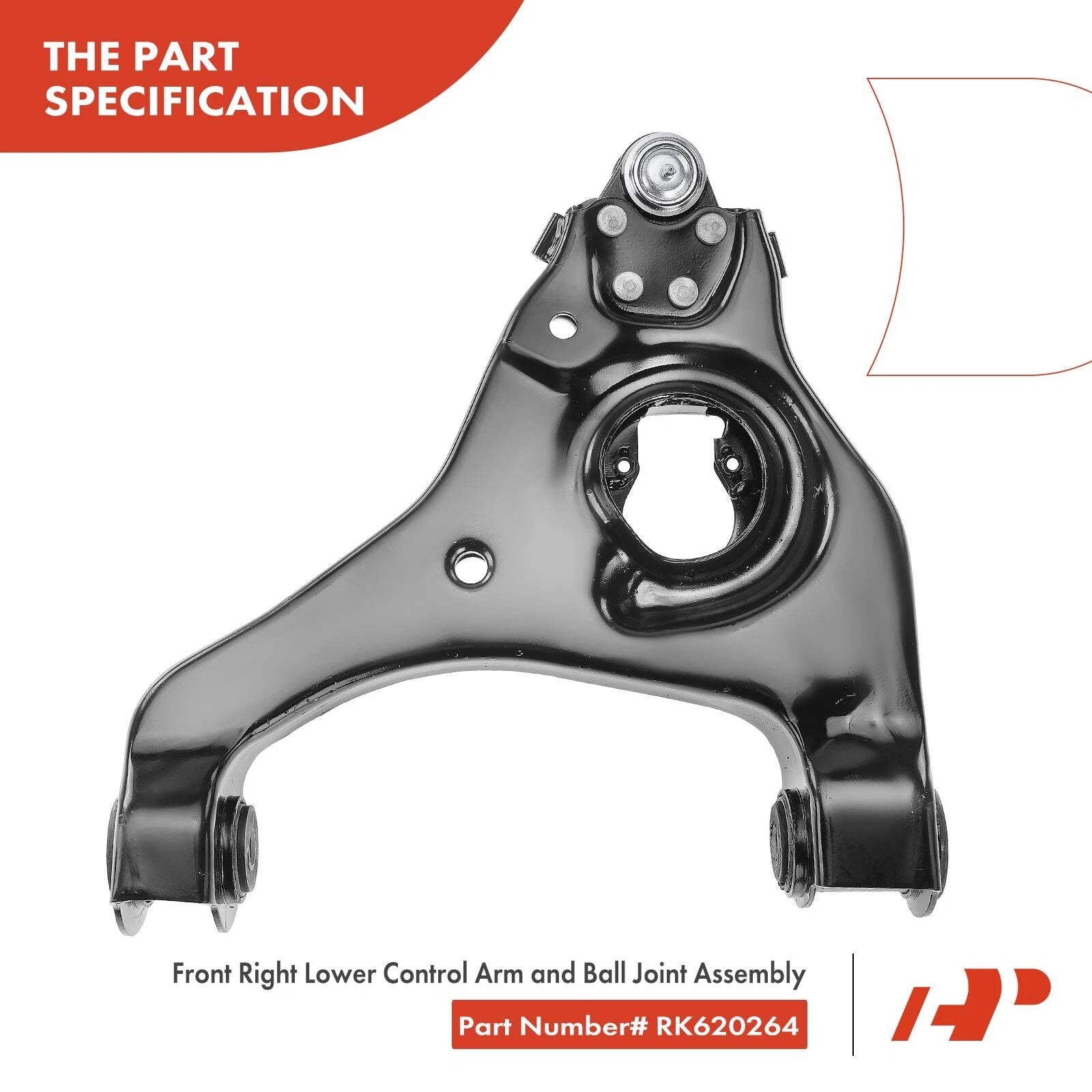 Front Right Lower Control Arm Ball Joint for Chevy Silverado (1999-2006)