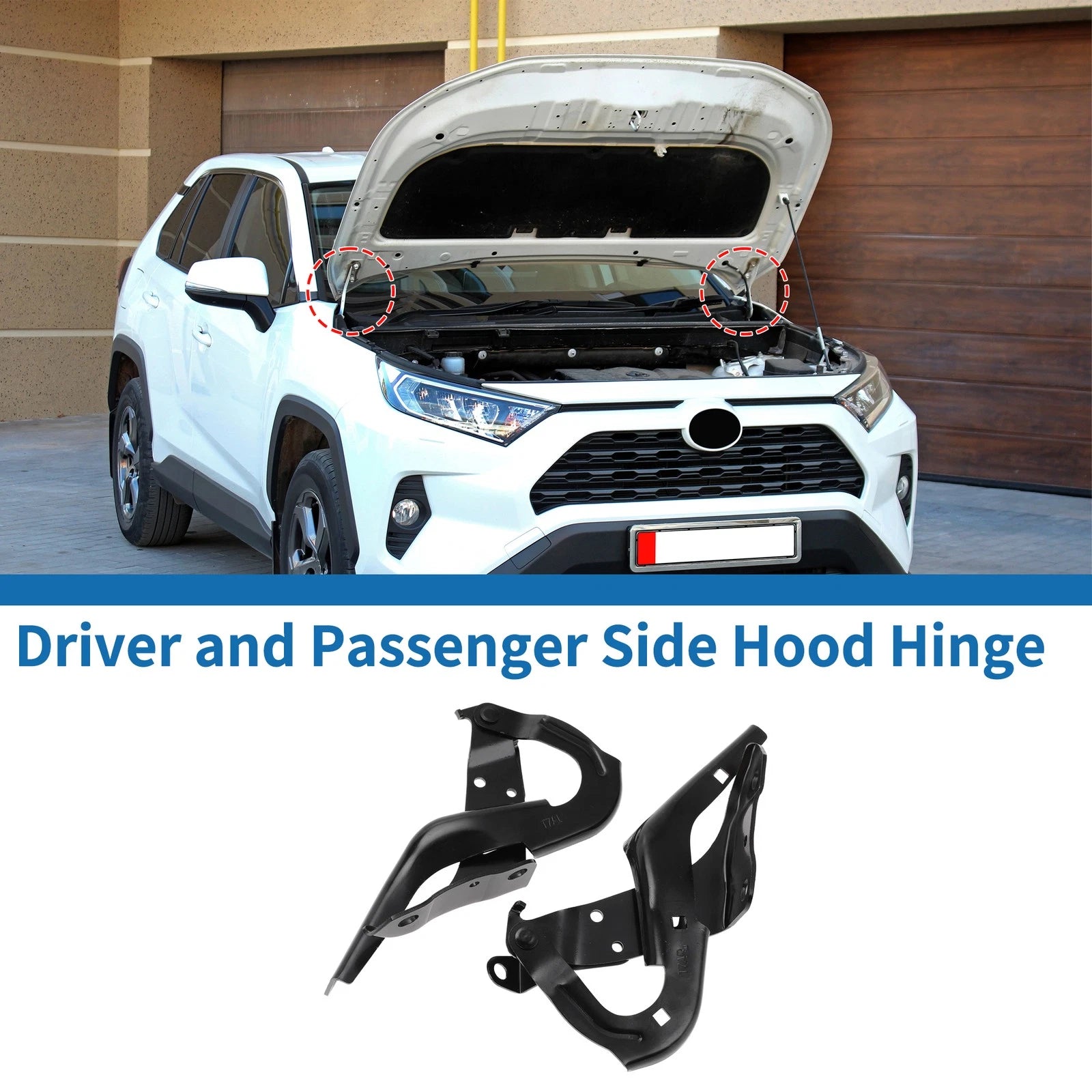 Hood Hinges Set of 2 for Honda HR-V (2016–2022) No. 60170T7WA01ZZ