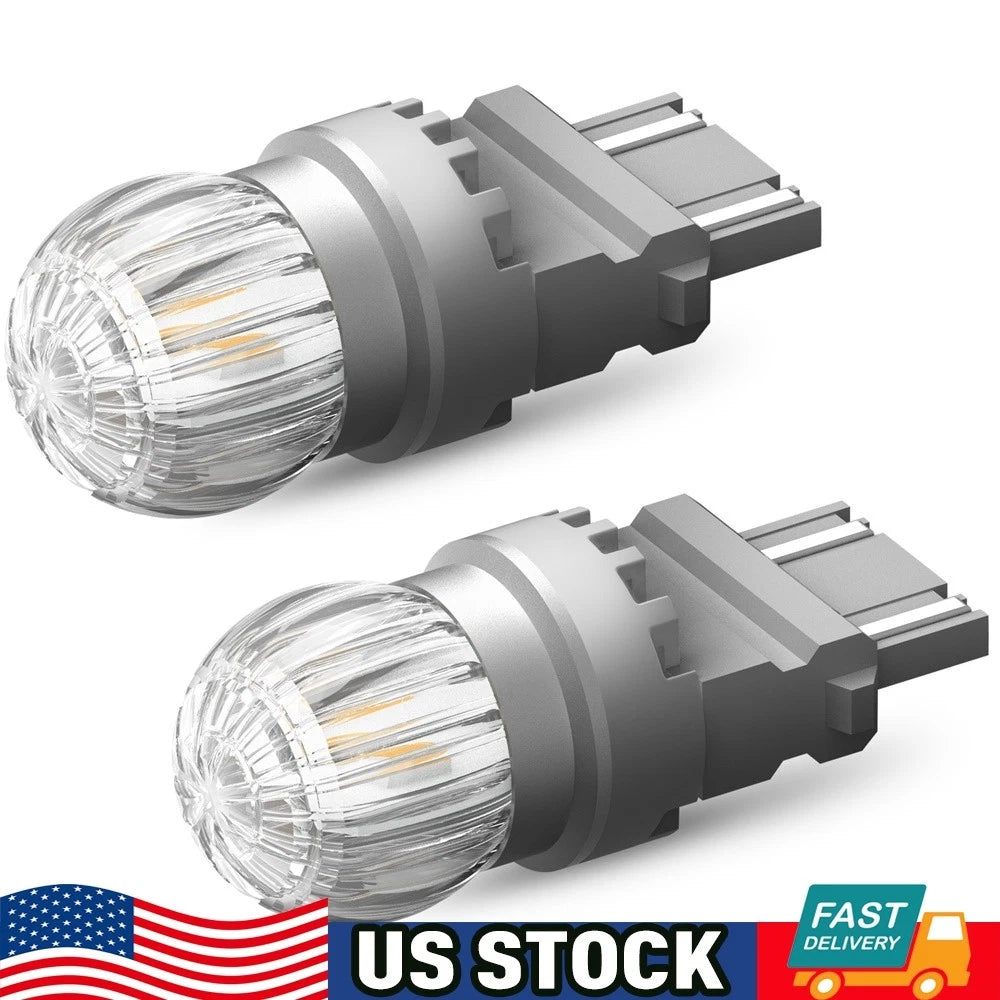 2X LED Amber Yellow Turn Signal Bulbs for AUXITO 3157 4157