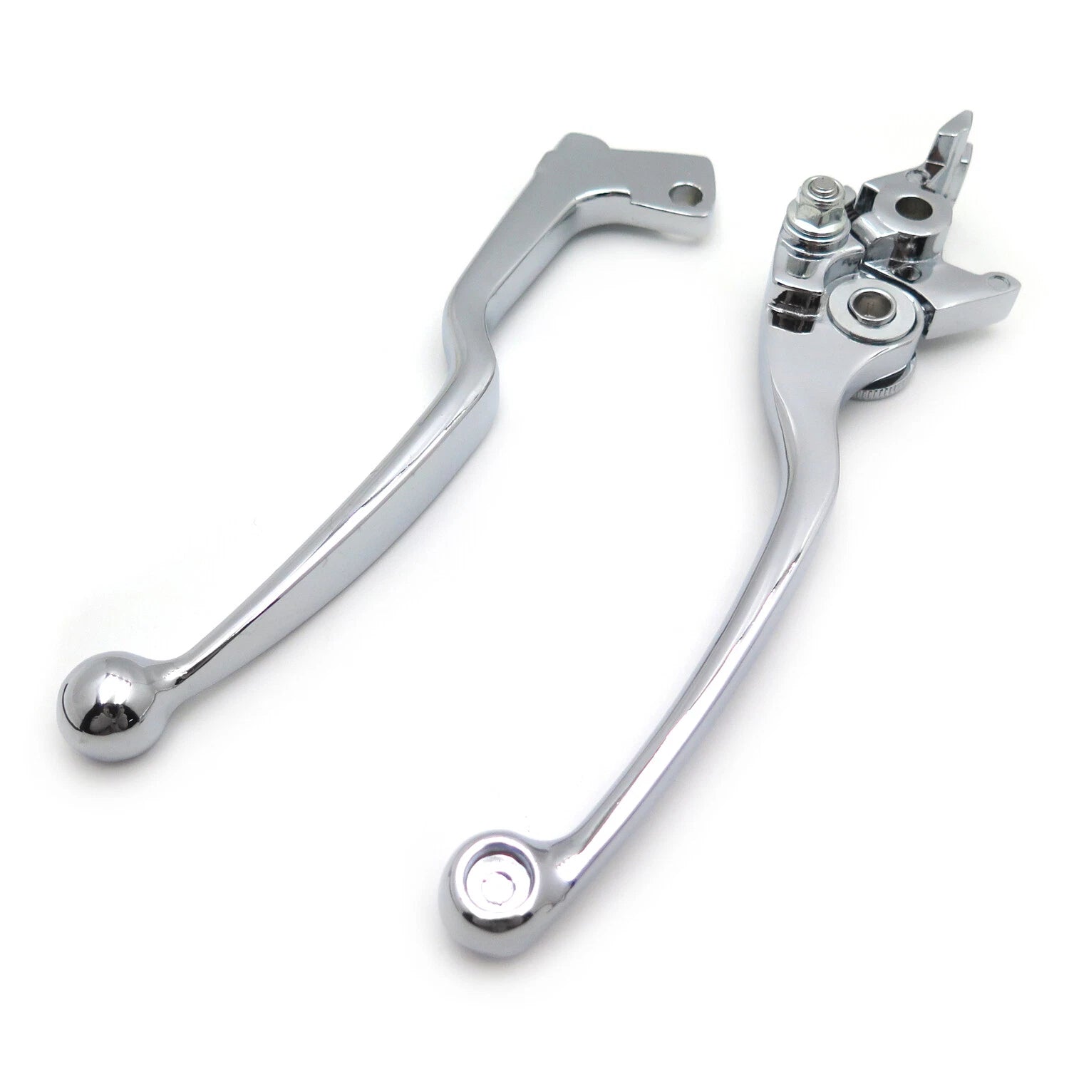Chrome Brake Clutch Levers Hand Controls for Suzuki Katana 600 750F (1989–2007)