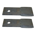 2 Blade Set for Terrain King (14.5" Long x 5" Wide x 1.5" Hole) CW & CCW