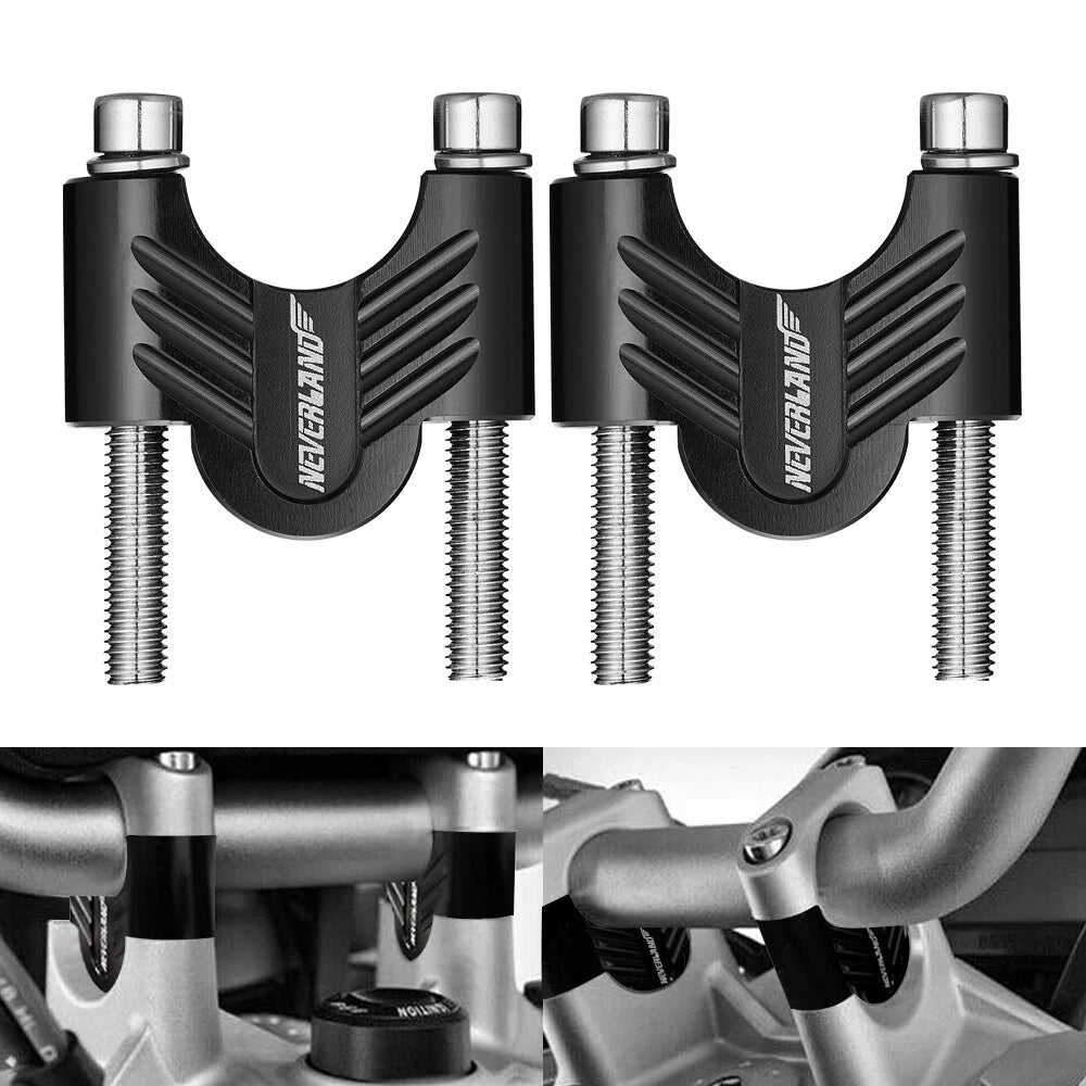 28mm Handlebar Risers Mount Clamps for Motorcycle (Pit Dirt)