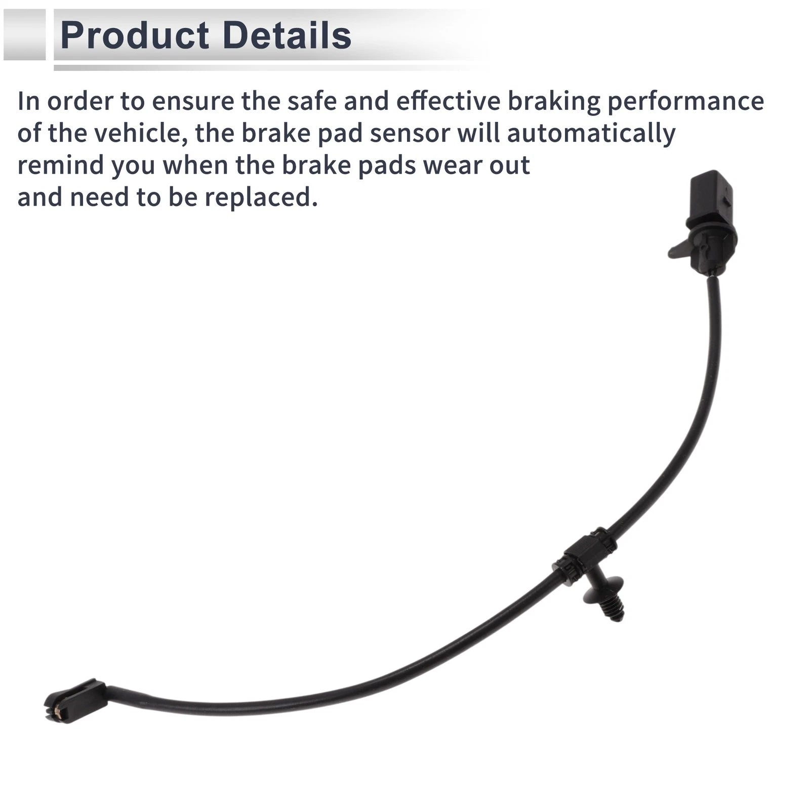 Brake Pad Wear Sensor No. 8W0615121E for Audi A4/A4 Allroad/A4 Quattro (2002–2008)