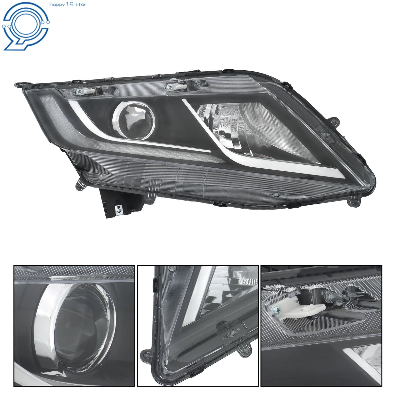 Halogen Headlight with LED DRL for Honda Odyssey (2018-2020) Right Side