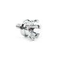 Rear Seat Bolt Tab Screw Mount Chrome Aluminum for Harley