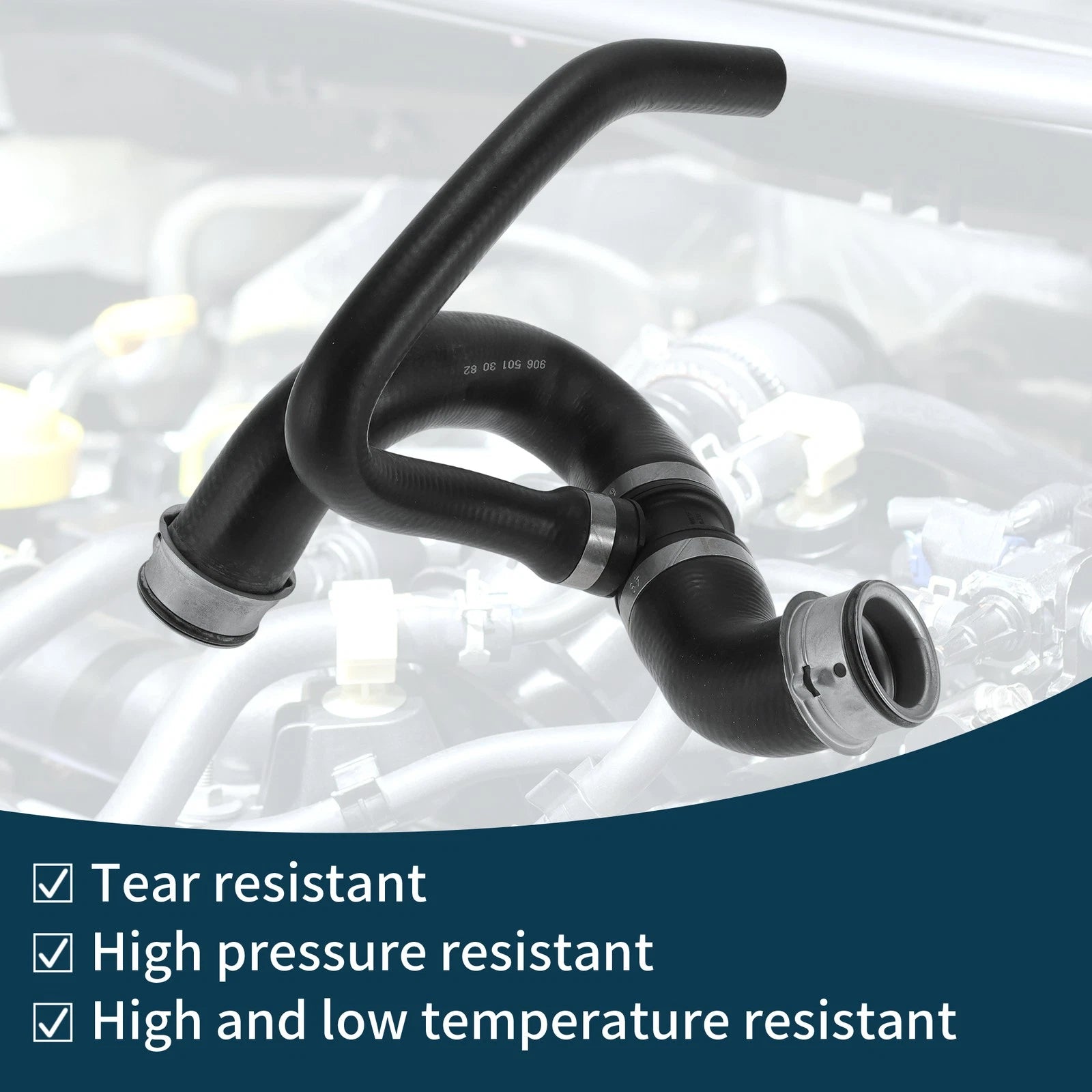 Radiator Hose for Mercedes-Benz Sprinter 210 CDI (2006–2018) No. 9065013082