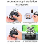 Rotating Solar Pegasus Car Air Freshener for Eagle