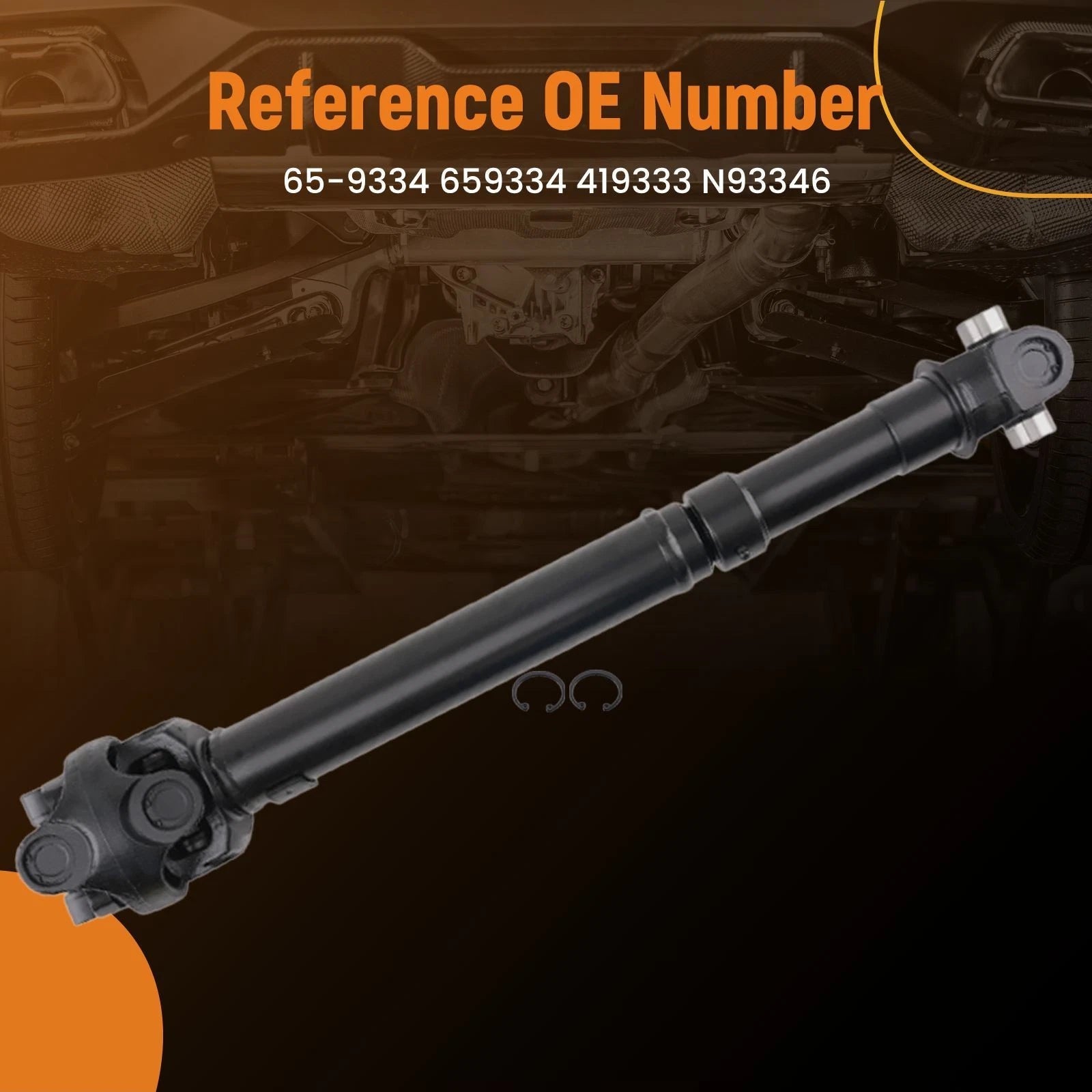 Driveshaft Prop Shaft Front for Chevrolet Blazer K10 K20 GMC K15 (1973–1987)