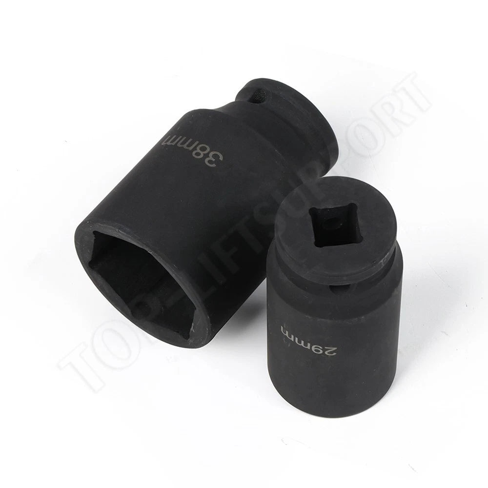 9-Piece Deep Impact Socket Kit for Axle Hub Nut (1/2" Drive, 29-38mm)