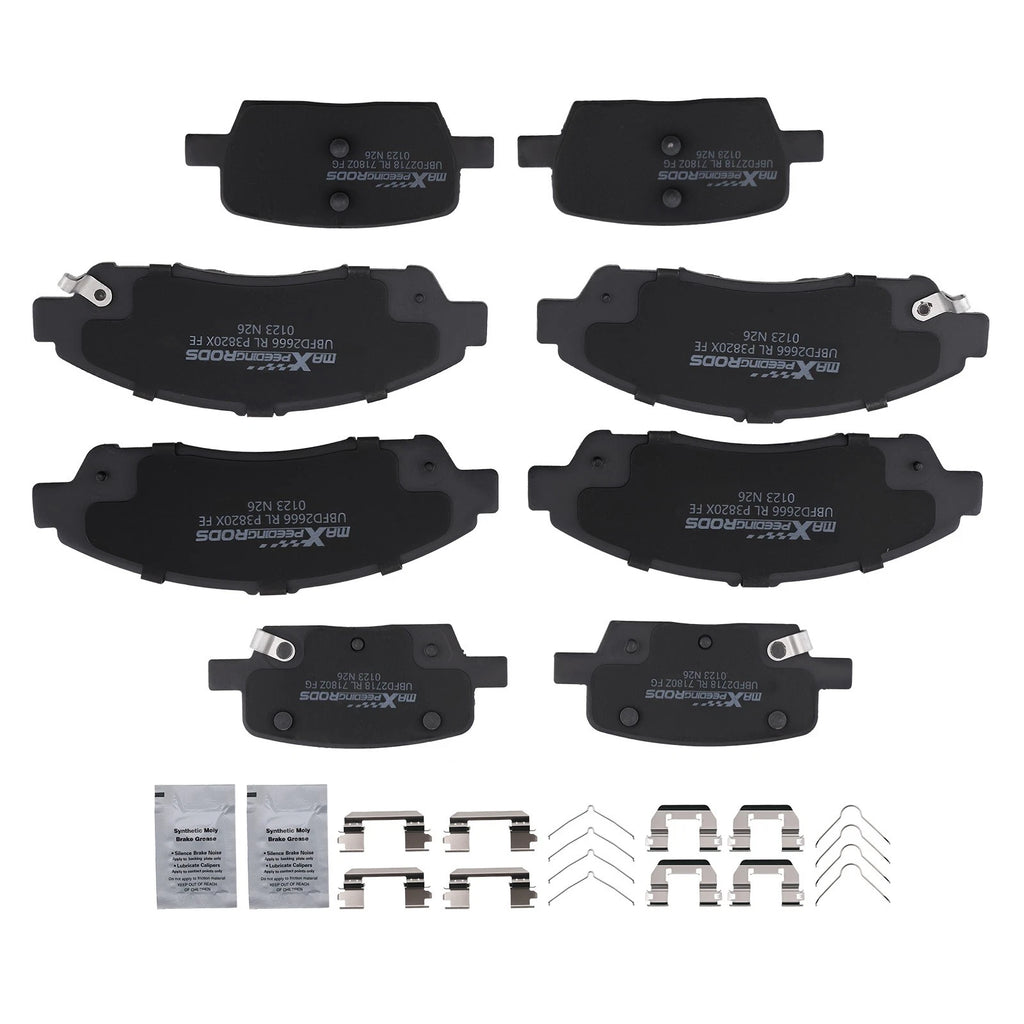 8pcs Brake Pads Set for Chevrolet Blazer (2019–2020) Traverse (2018–2020)