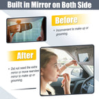 Pair Sun Visor for Toyota Camry (2007–2011) Left Right Side W/O Sunroof Light