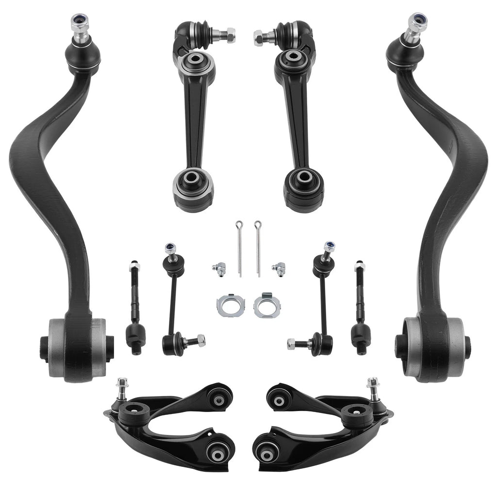 12PC Front Lower Upper Control Arm Stabilizer Link Kit for Mazda 6 2003-2008