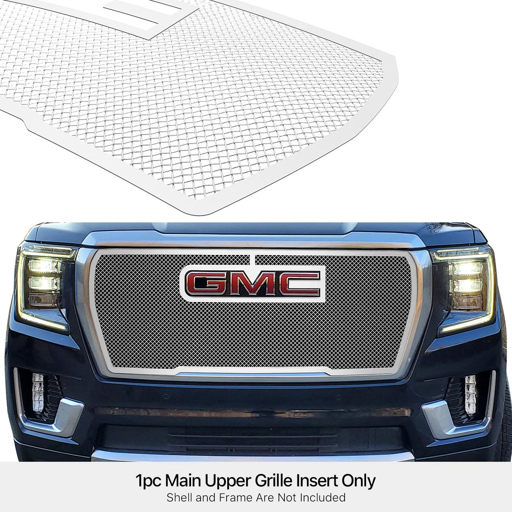 Stainless Chrome Mesh Grille Insert for GMC Yukon Denali (2021-2024)