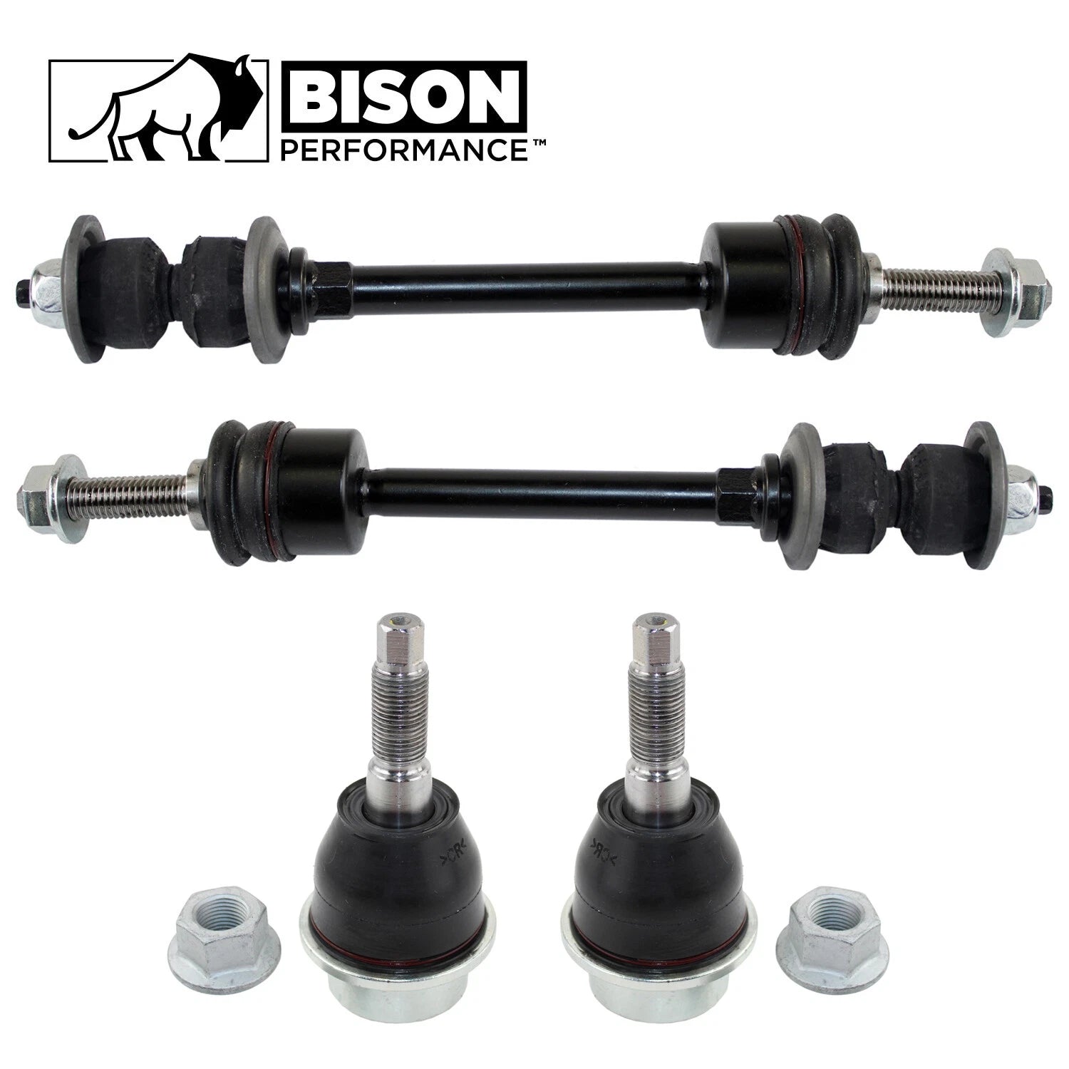 Set of 4 Front Sway Bar Link Lower Ball Joints for Ram 1500 4WD (2019–2023)