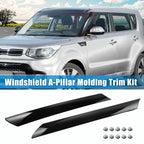 Pair Windshield A-Pillar Trim Panel for Kia Soul (2010–2013) 861802K500