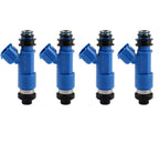Set of 4 Dark Blue 565cc Fuel Injectors for Subaru WRX / STI (2002–2021) 16611-AA720