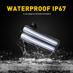 Clear LED Towing Mirror Light for GMC Sierra Silverado 2500HD 3500HD (2020-2023)
