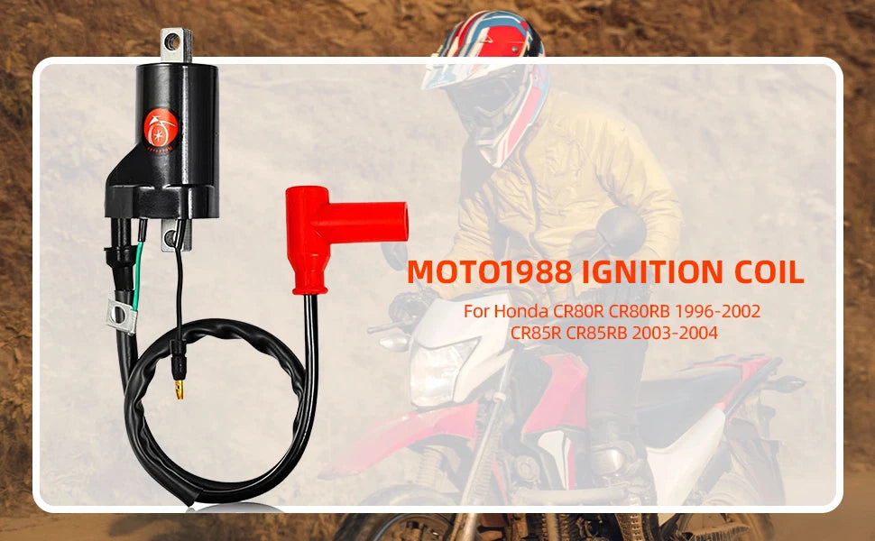 Ignition Coil CDI Stator Spark Plug for Honda CR80R CR85R (1996-2004)
