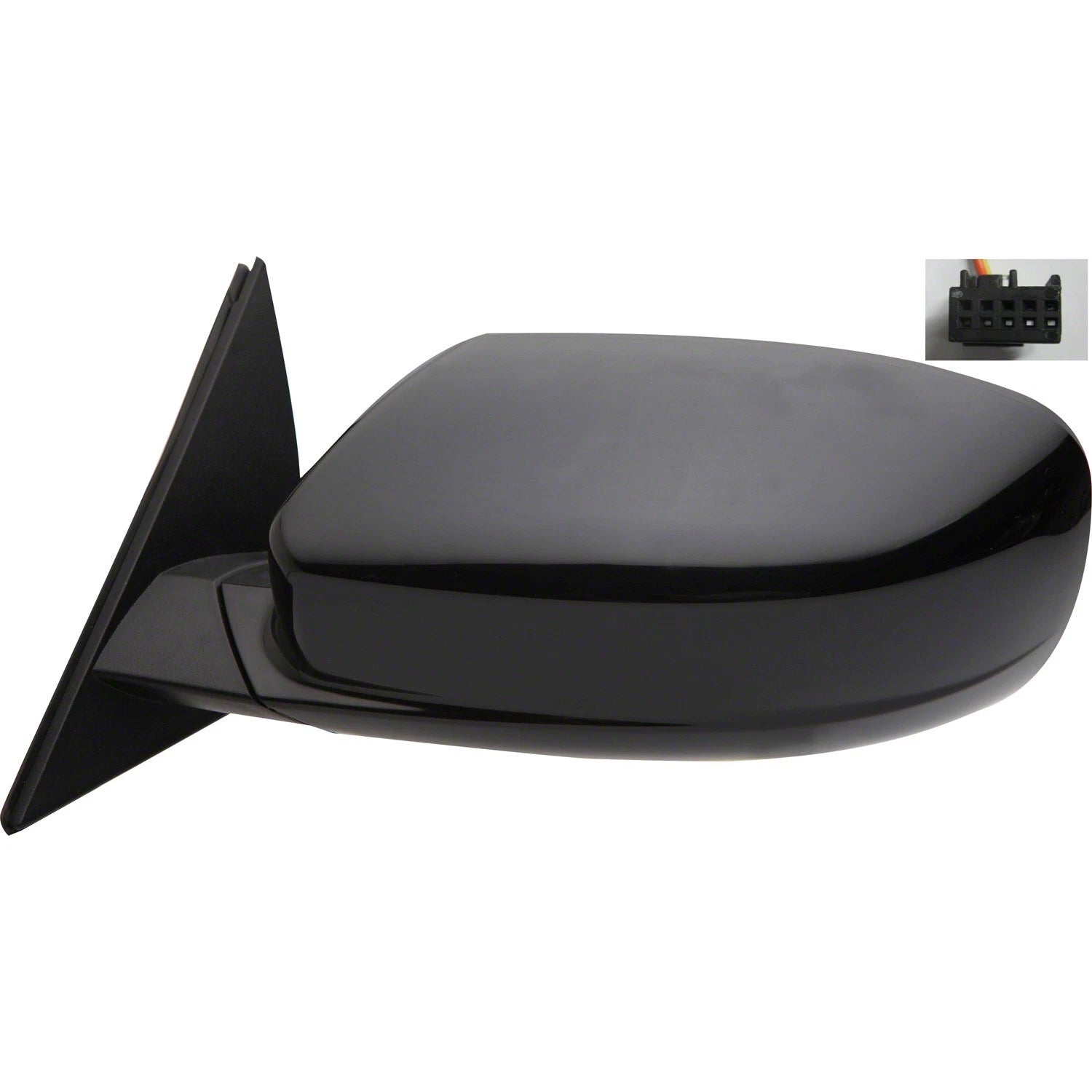 Replacement Driver Side Power Door Mirror w/o Auto Dimming Glass w/o Turn Signal