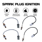 4X Oxygen Sensor for Cadillac Escalade (2015–2018) 6.2L V8 Upstream & Downstream