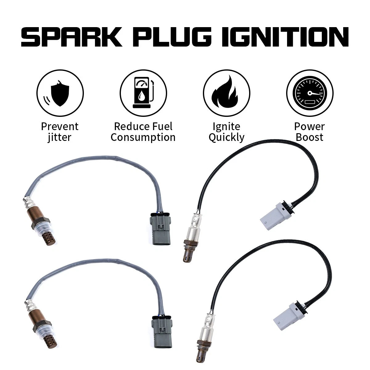 4X Oxygen Sensor for Cadillac Escalade (2015–2018) 6.2L V8 Upstream & Downstream