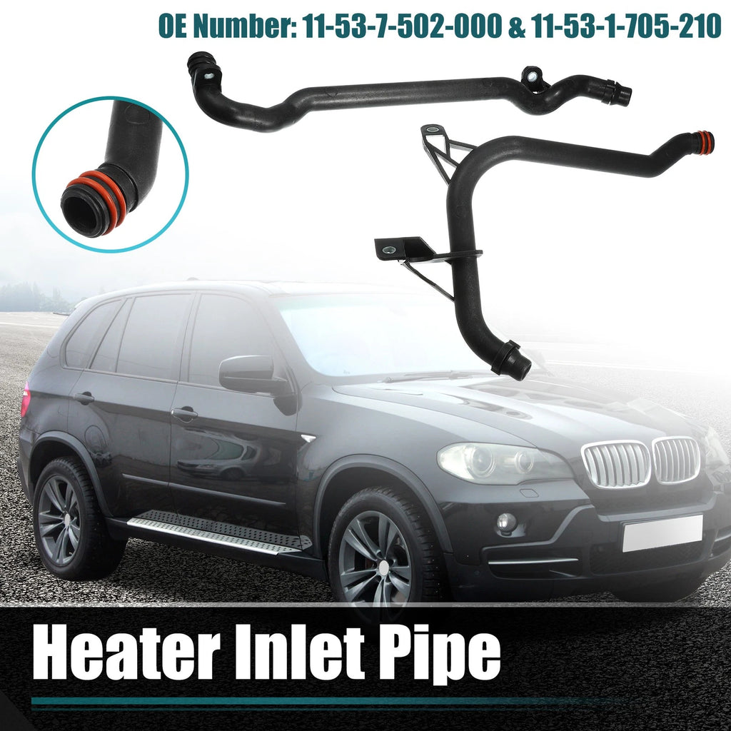 Water Engine Heater Inlet Coolant Pipe for BMW E46 E39 (1998–2006) 11531705210 11537502000