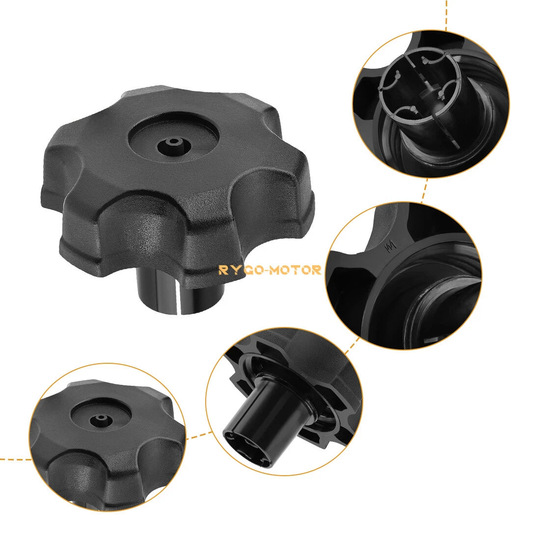 Gas Cap for Kawasaki KX 80 100 125 250 500 KDX 200 220 (1980–2000) 51049-1108